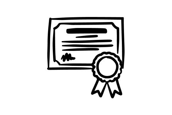 Diploma Outline Graphics for Branding