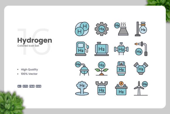 Hydrogen Colored Icons: A Graphic Designer’s Take