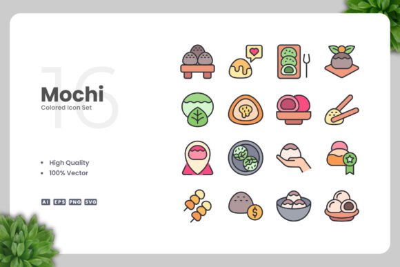 Mochi Colored Icons Graphics