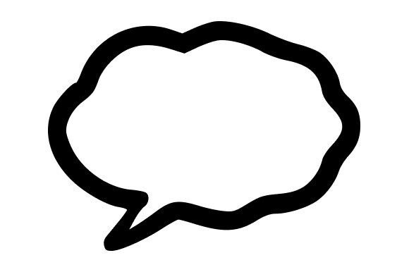 Rounded Speech Bubble
