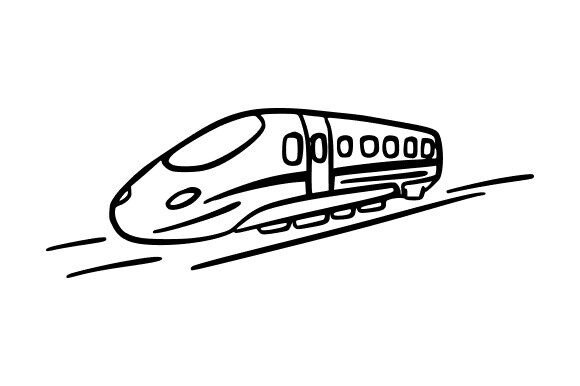 Train Car Sketch Graphics for Modern Editorial Design